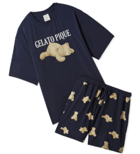 gelato pique ベアワンポイントTシャツ & ショートパンツセット