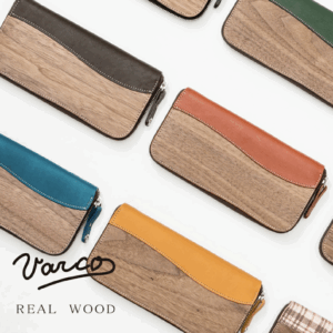 VARCO REAL WOOD ラウンドジップウォレット