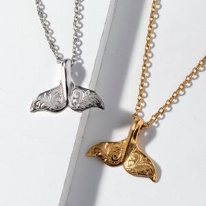Cisst Liber 316L Hawaiian Jewelry Whale Tail Necklace