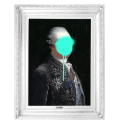 GenerateDesign Monsieur Mint' Canvas