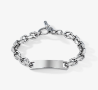 LOSEFORD 316L id chain bracelet