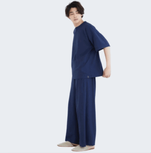 Foo Tokyo ロイヤル オーガニック コットン Tシャツ &ワイドパンツ