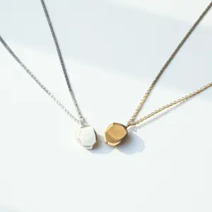 【LIBASE】Organic Pebble Necklace